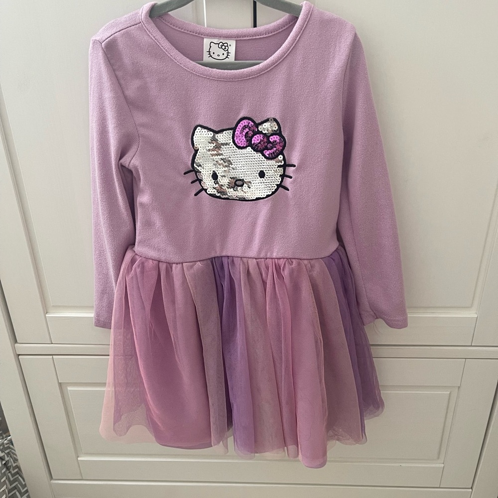 Hello Kitty Purple and Pink Dress